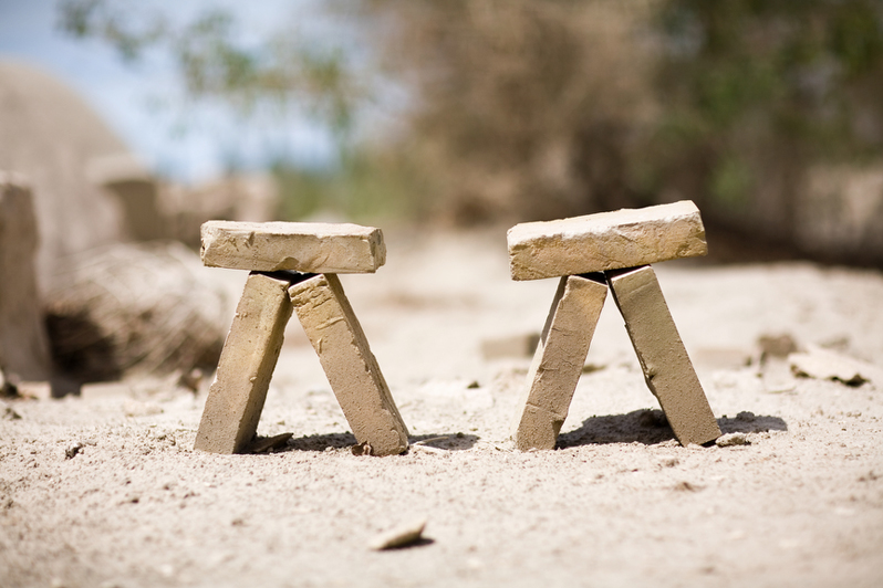 Two Brick Figures, 2010
